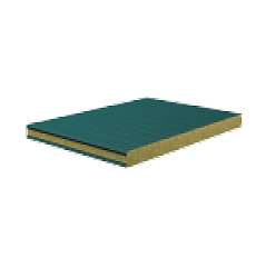 OUTSIDE STONEWOOL SANDWICH PANEL